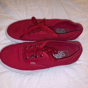 NEW RED VANS🌹